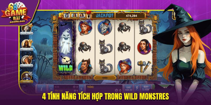 4 tính năng tích hợp trong Wild Monsters