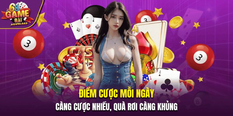 Điểm Cược Mỗi Ngày - Càng Cược Nhiều, Quà Rơi Càng Khủng