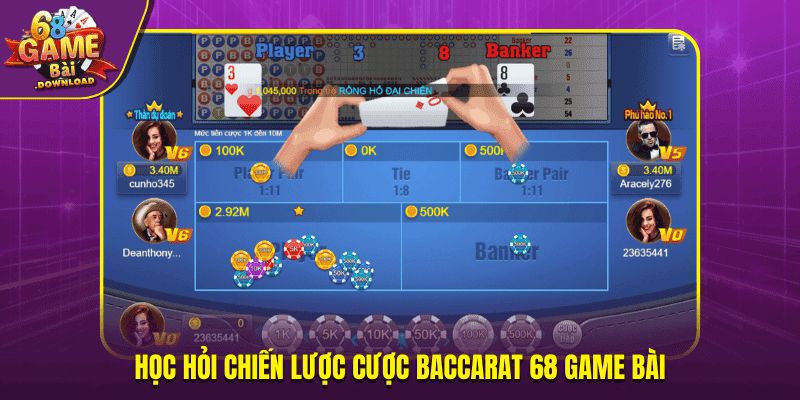 Học hỏi chiến lược cược Baccarat 68 Game Bài