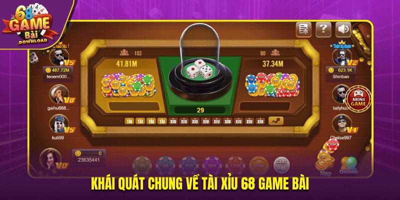 Khái quát chung về Tài Xỉu 68 Game Bài