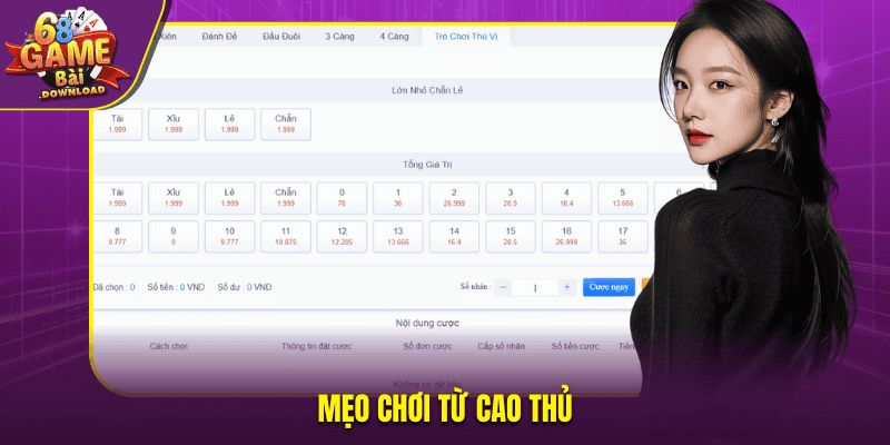 Mẹo chơi từ cao thủ